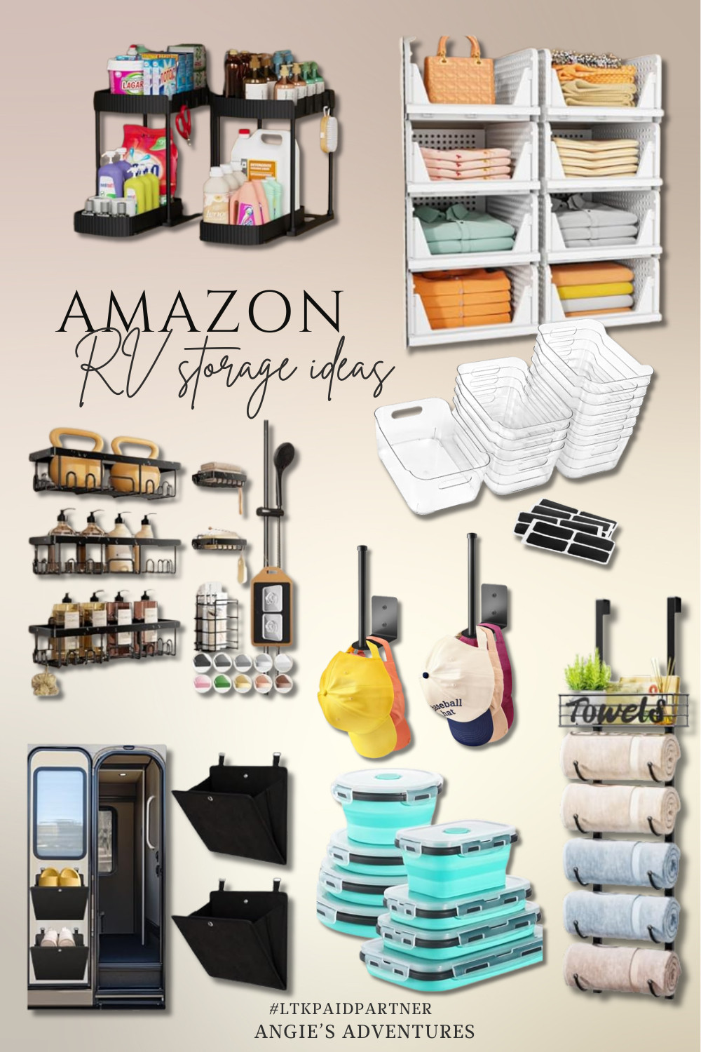 RV living is so much easier when everything has a place. These clever storage finds help reduce clutter and make life on the road more enjoyable—shop my favorites here! #RVlife #RVstorage #lifeontheroad 

 #LTKSeasonal #LTKTravel