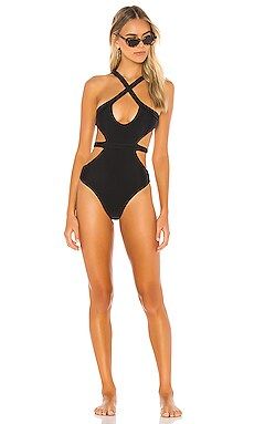 LOVEWAVE Caspian One Piece in Black from Revolve.com | Revolve Clothing (Global)