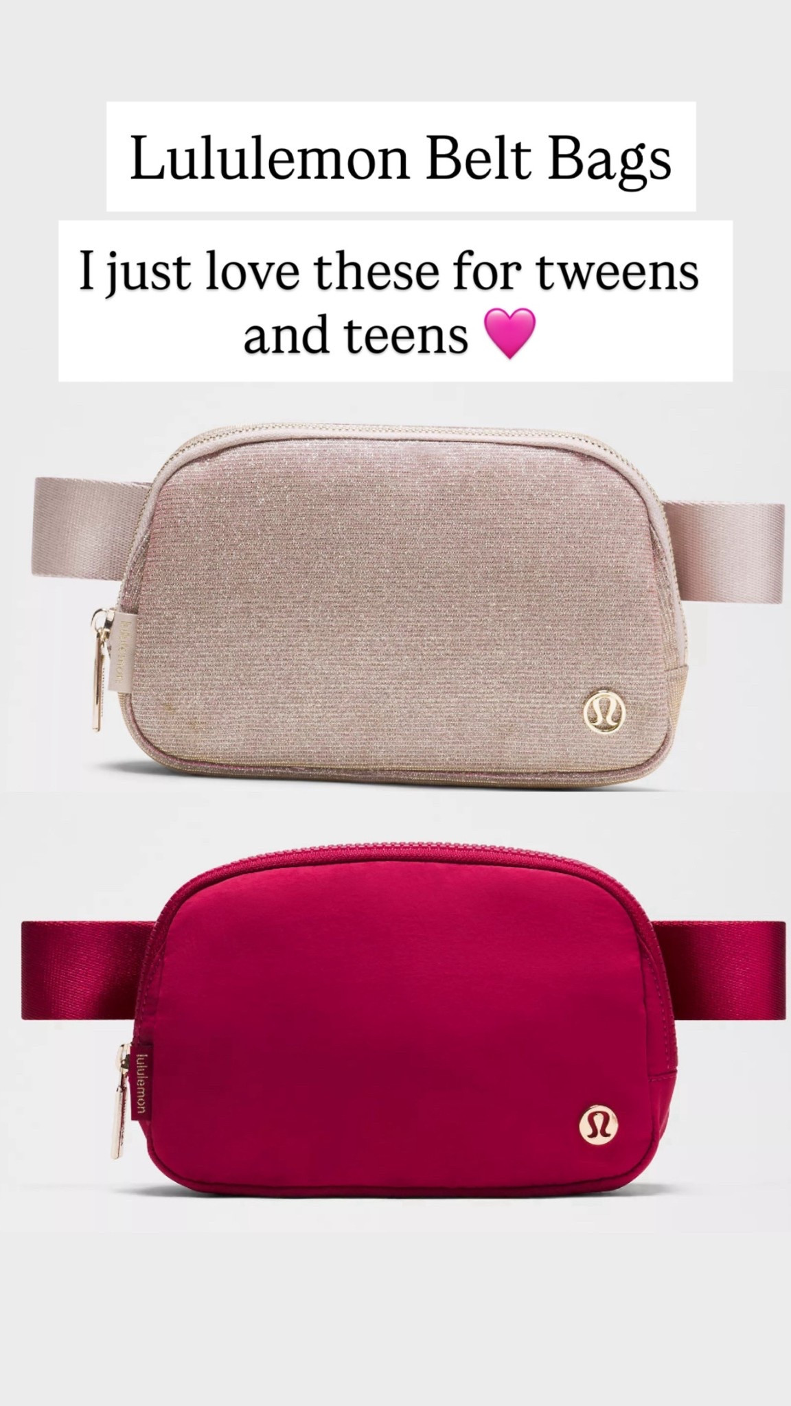 Lululemon belt bags 🩷

#LTKGiftGuide #LTKHoliday