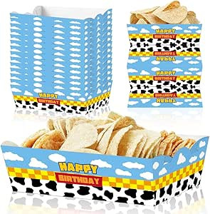 HABDJILTY 30 Pack Cartoon Story Birthday Party Supplies,Toy Inspired Story Food Tray Toy Inspired... | Amazon (US)