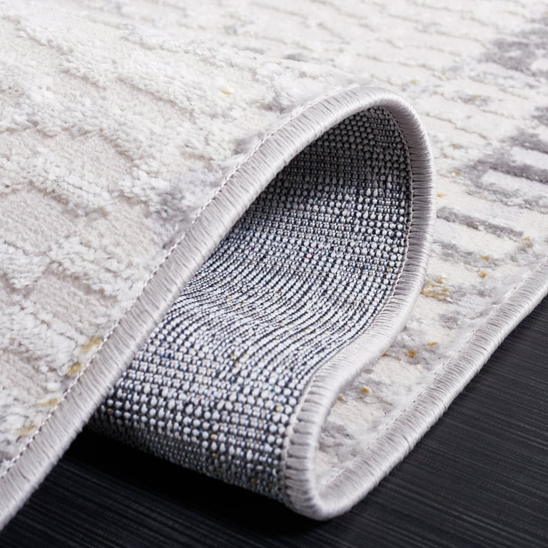 SAFAVIEH Palma Erica Abstract Area Rug, Beige/Light Grey, 5'5" x 7'7" | Walmart (US)