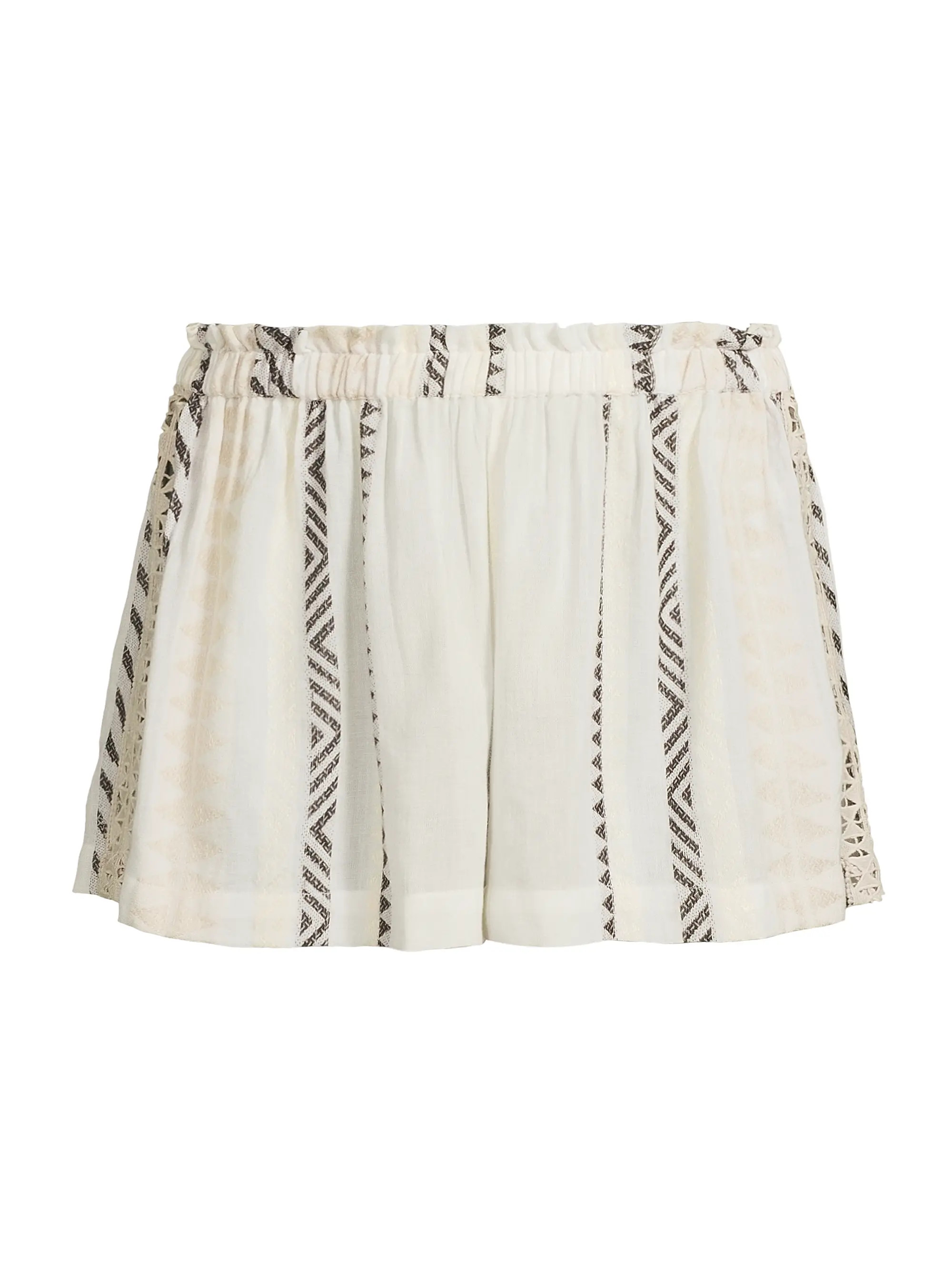 Barbra Striped Cotton Cover-Up Shorts | Saks Fifth Avenue