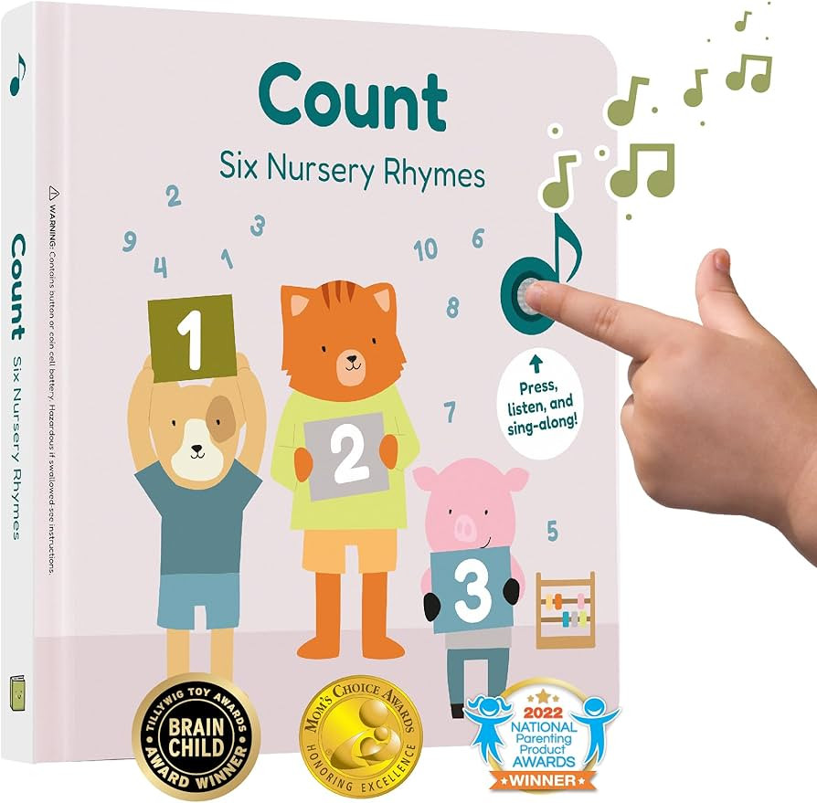 Cali's Books Count Sound Book for Toddlers 1-3 | Great Educational Book for 1 Year Old with 6 Nur... | Amazon (US)