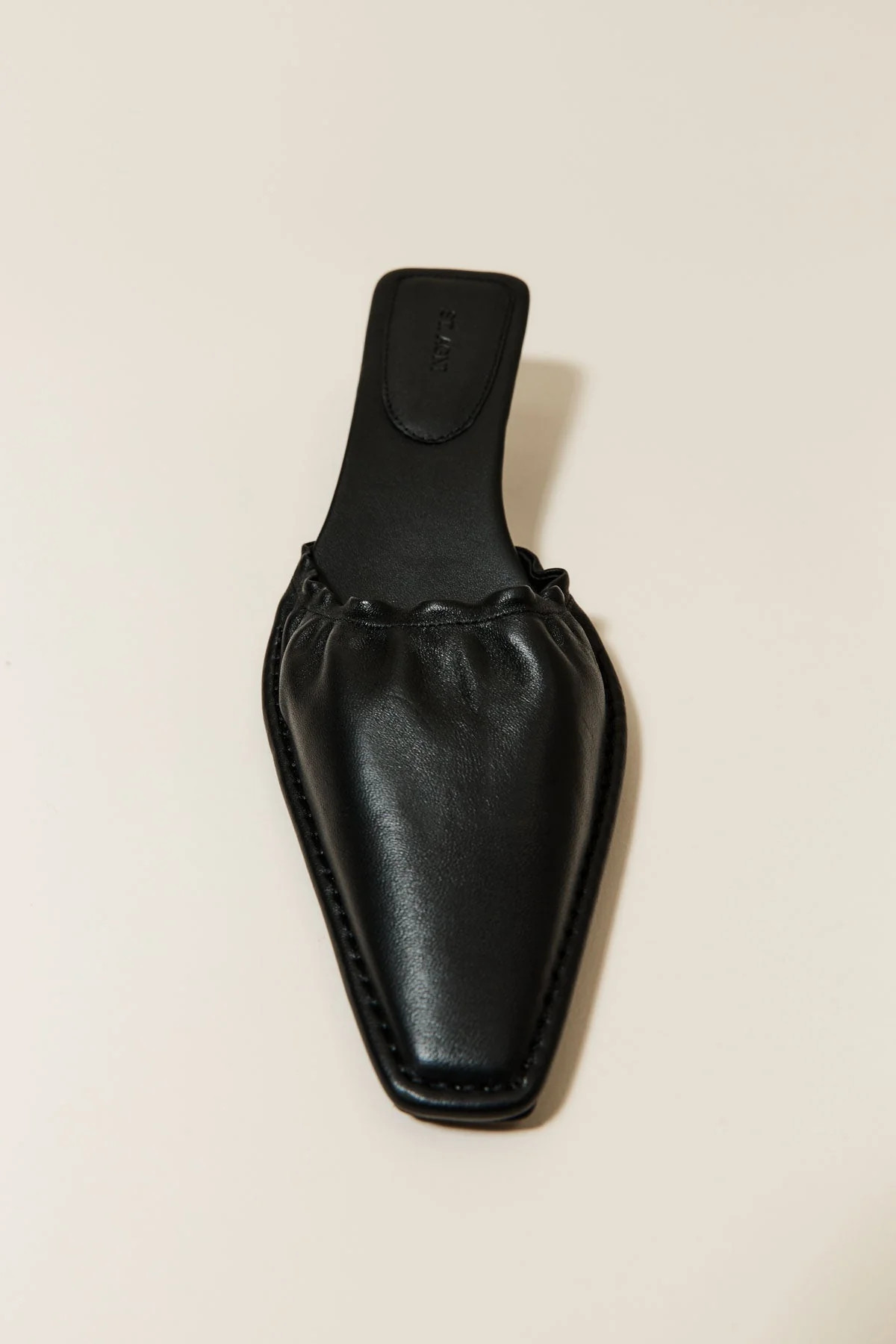 Gathered Kitten Heels - Black | St. Agni (US, UK, EU)