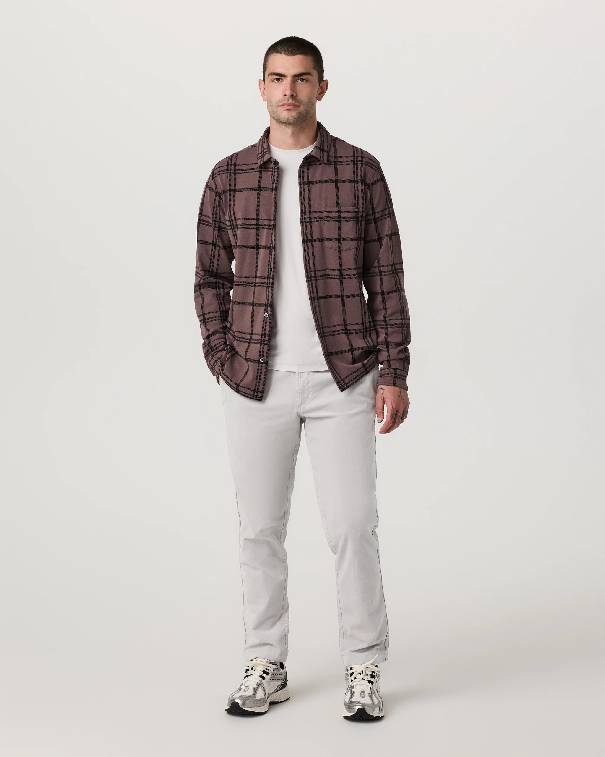 Optimist Elastic Waist Pant Classic Fit | Amethyst Grey | Vuori | Vuori Clothing (US & Canada)