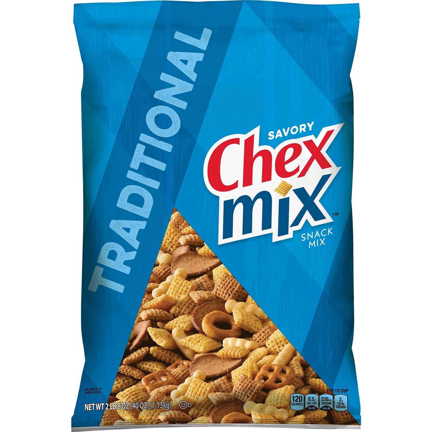 Chex Mix Traditional Savory Snack Mix, 40 oz. | Sam's Club