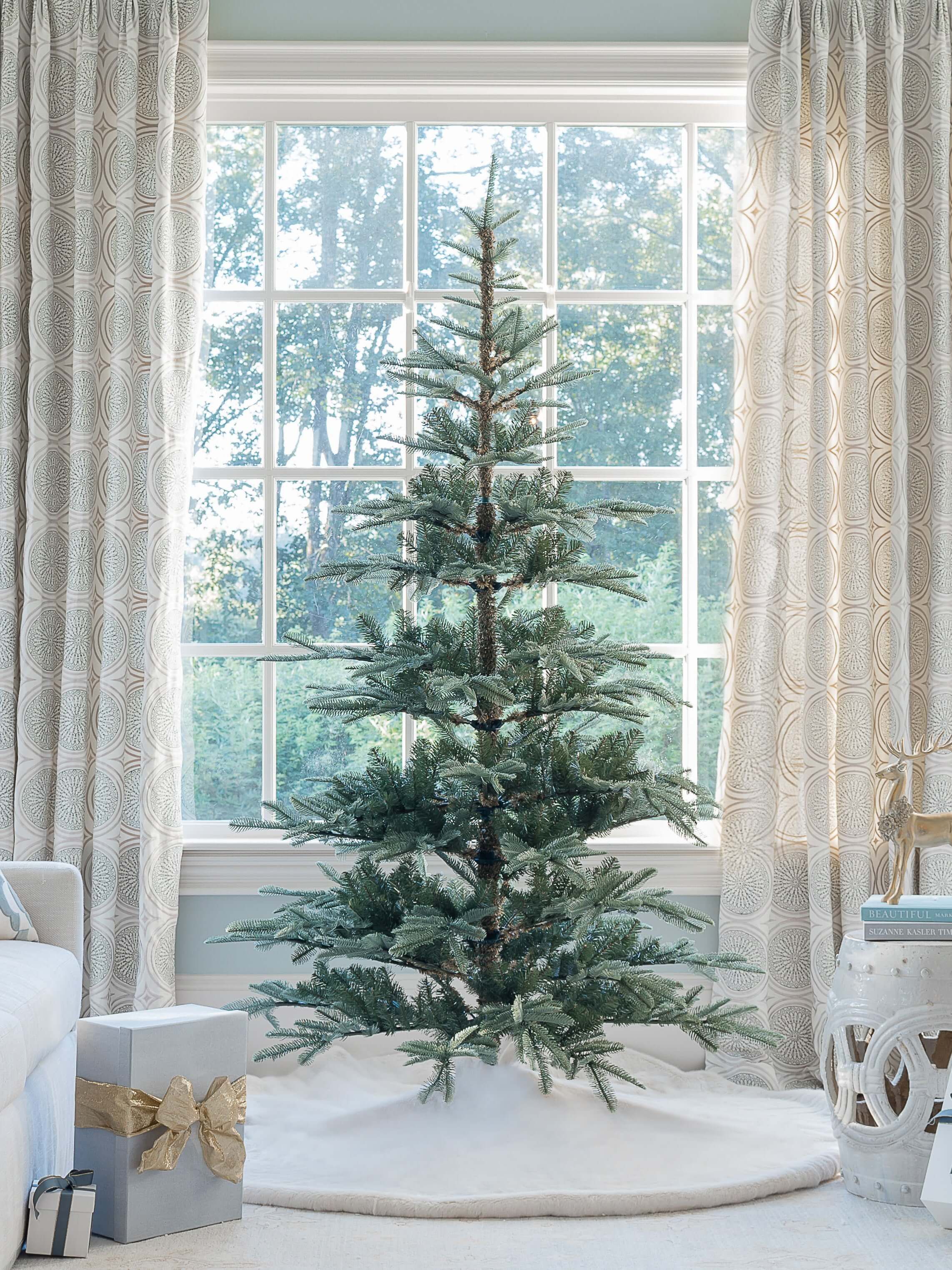 8' King Noble Fir Artificial Christmas Tree Unlit | King of Christmas