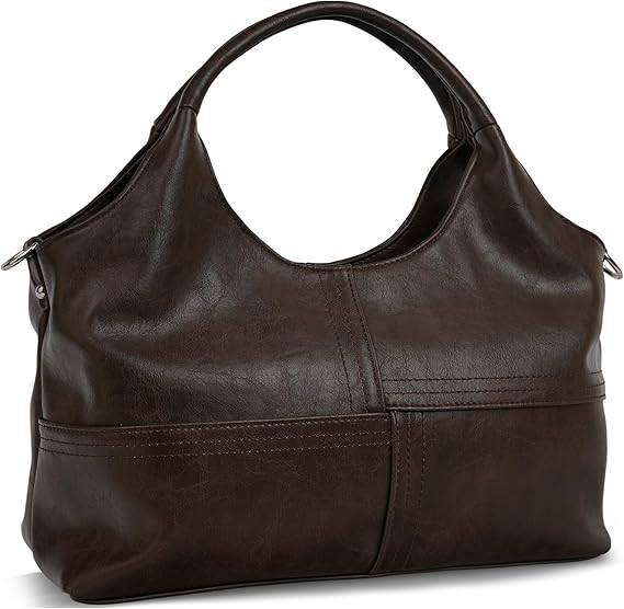 KOGTLA Vegan Leather Purses for Women with Detachable Satchel Strap, Ladies Handbags, Tote Hobo B... | Amazon (US)