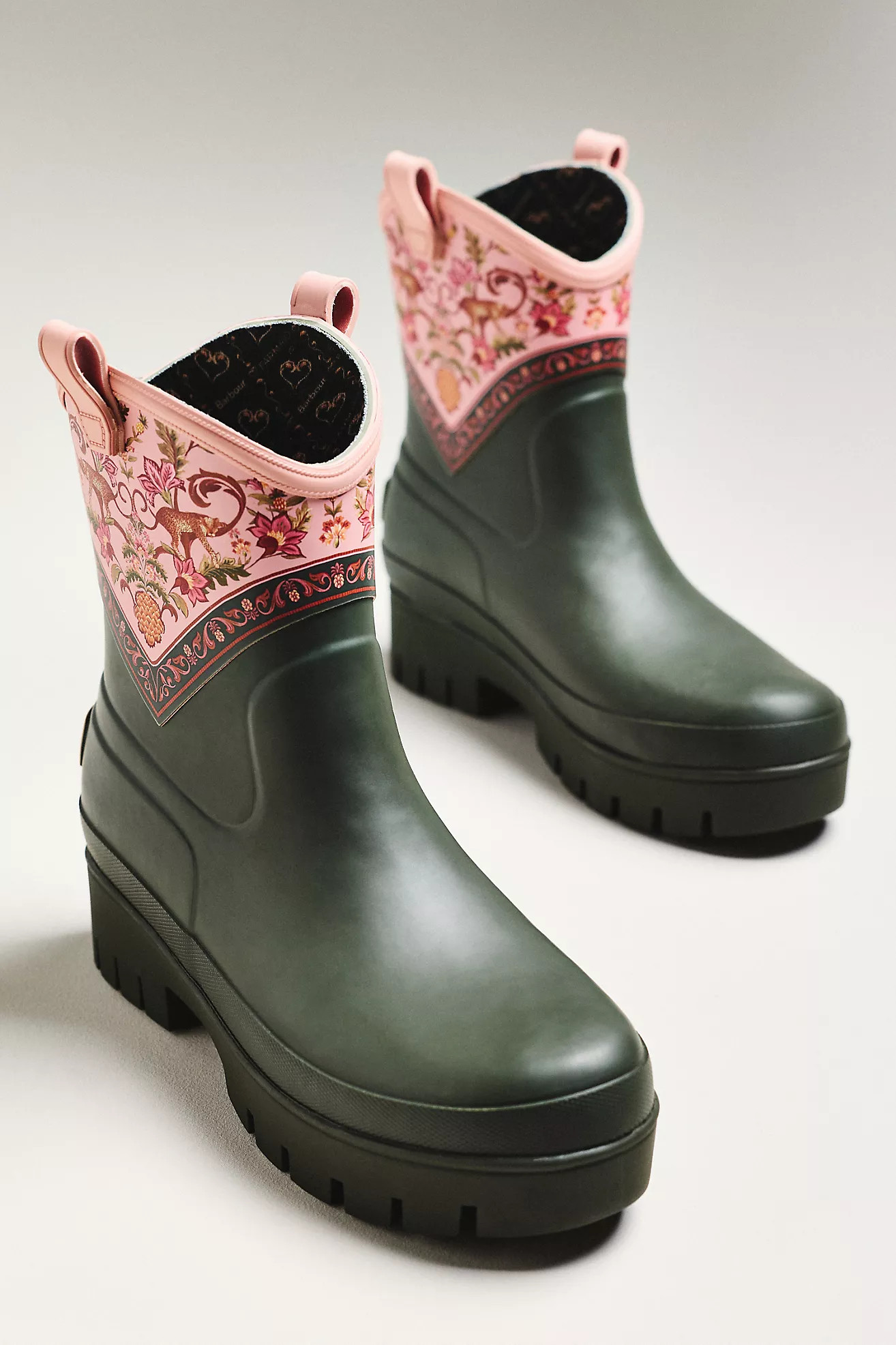 Barbour x Farm Rio Wellington Boots | Anthropologie (US)