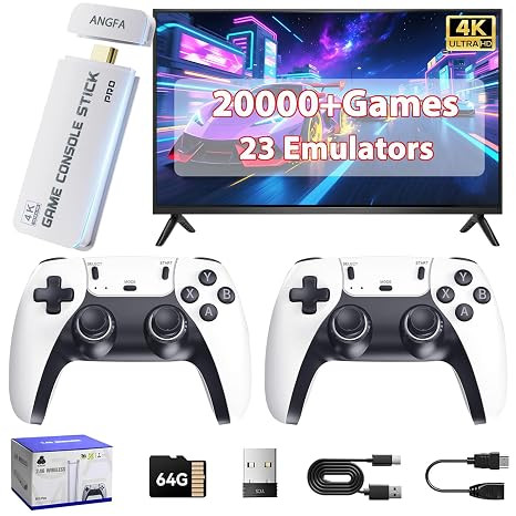 Wireless Retro Game Console Built-in 20000+ Games and 23 Emulators, 2025 New Plug & Play Retro Ga... | Amazon (US)