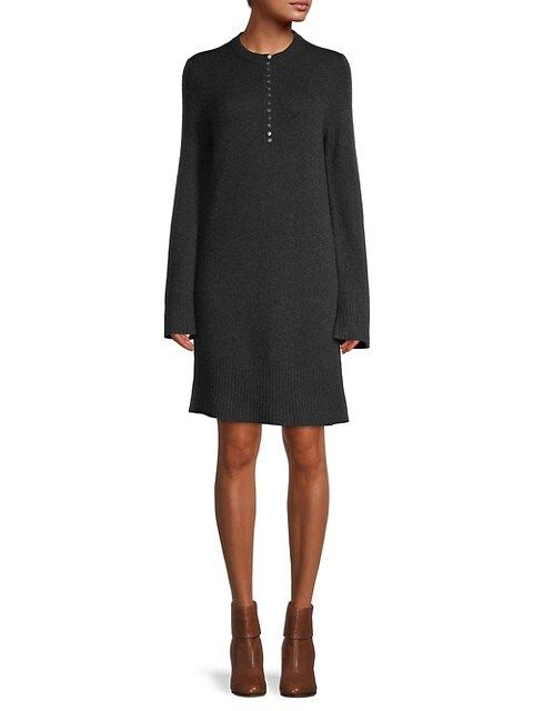 Cashmere Henley Dress | Saks Fifth Avenue OFF 5TH