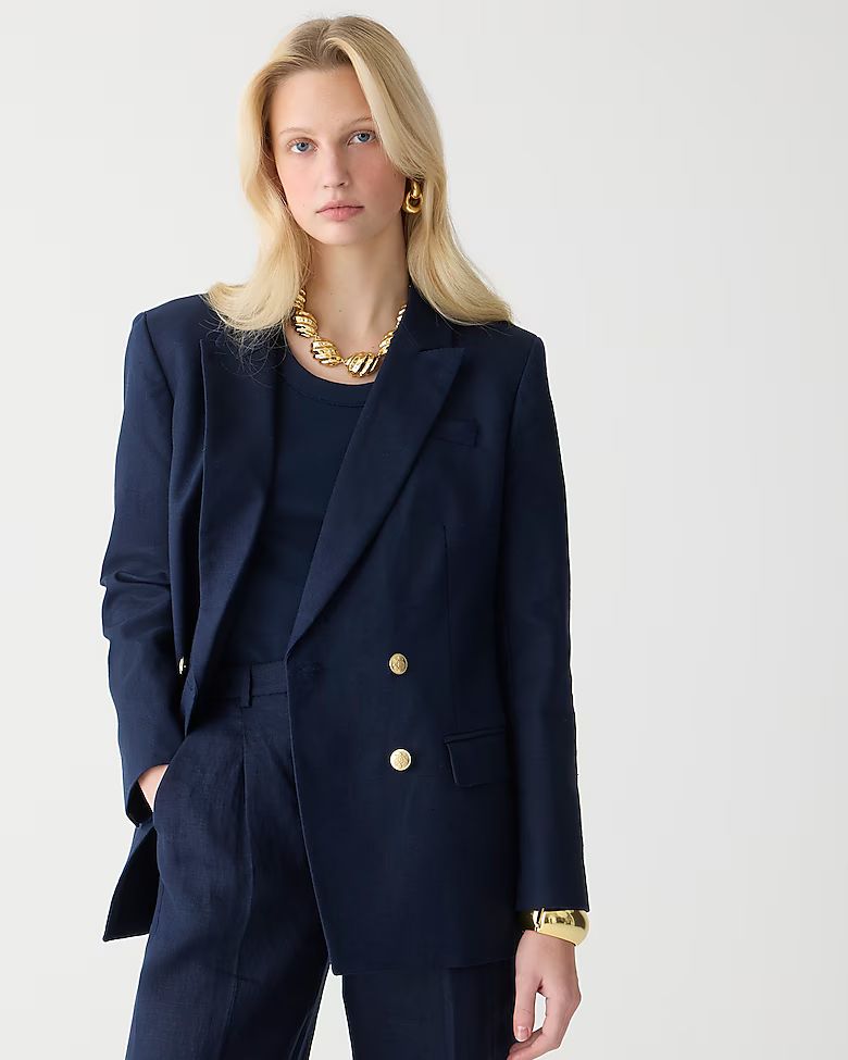 Greta blazer in stretch linen blend | J.Crew US