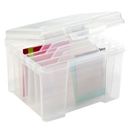 Iris® Card Keeper Clear | The Container Store