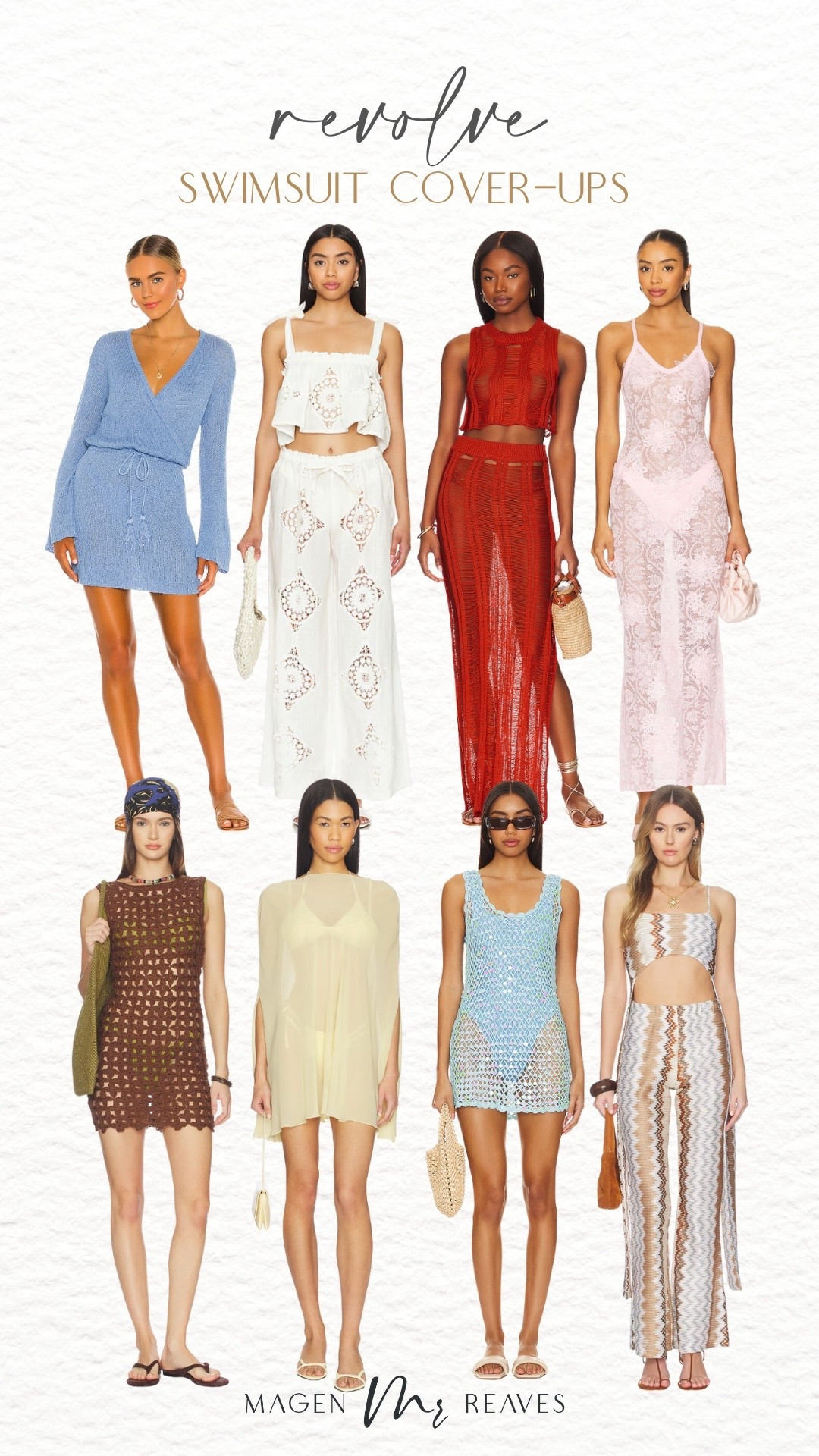 Revolve swimsuit cover ups!

Resort wear, beach vacation, crochet cover up, beach dress, matching set

#LTKTravel #LTKSeasonal