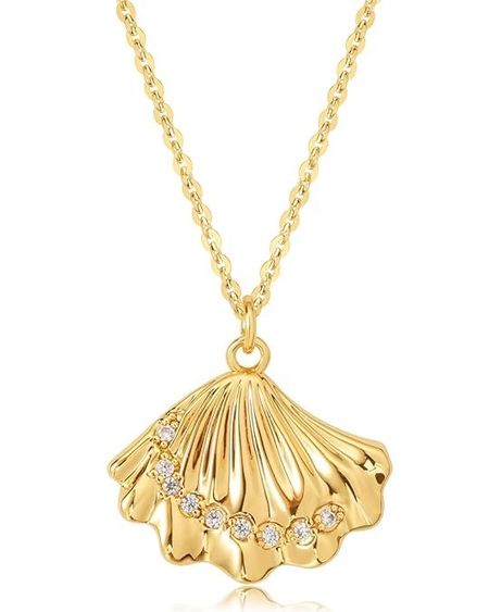 gold necklace, gold jewelry, simple jewelry, shell necklace 

#LTKSeasonal #LTKStyleTip #LTKFindsUnder50