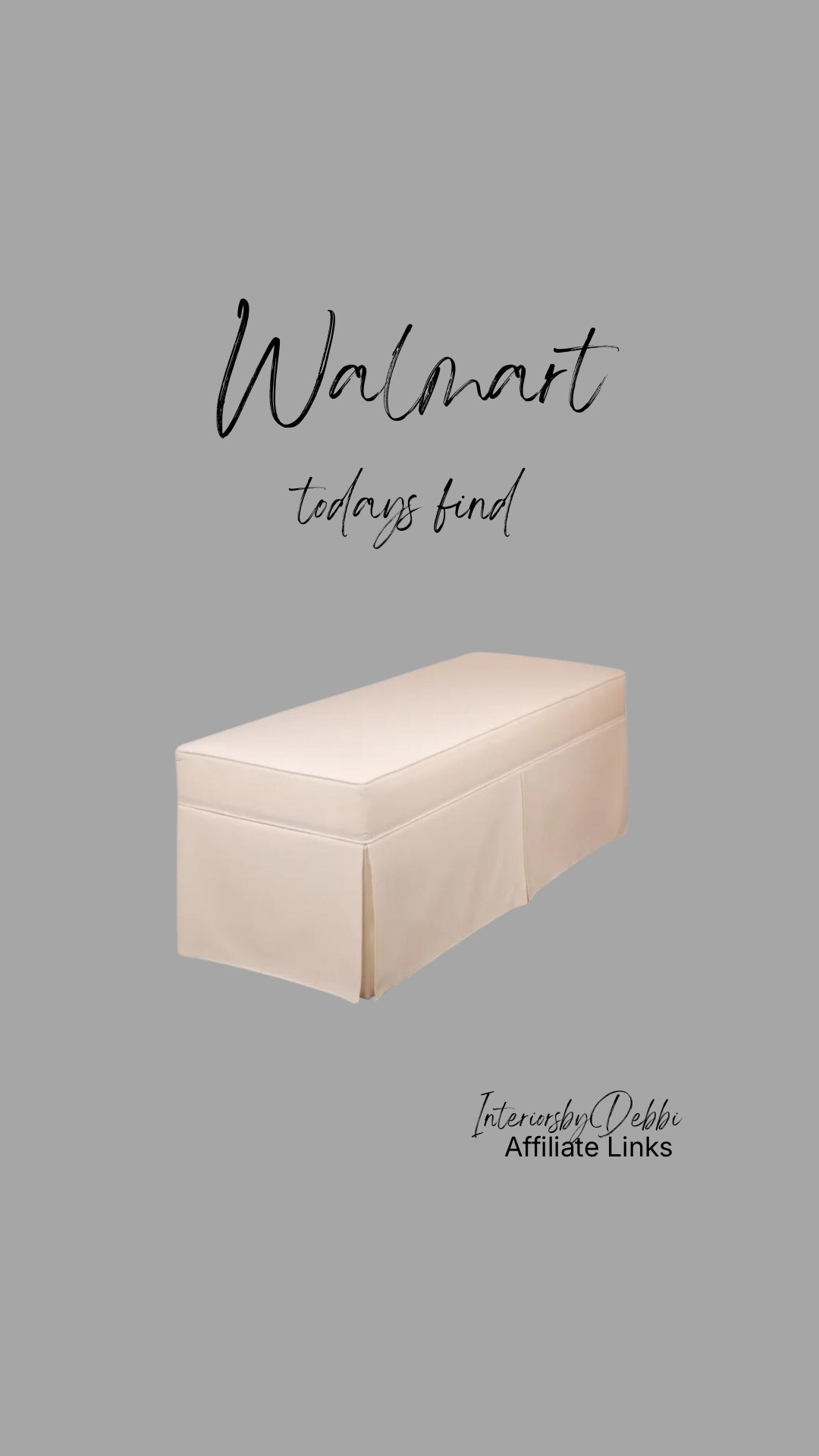 Walmart Find
Upholstered bench, transitional home, modern decor, amazon find, amazon home, target home decor, mcgee and co, studio mcgee, amazon must have, pottery. barn, Walmart finds, affordable decor, home styling, budget friendly, accessories, neutral decor, home finds, buy new arrival, coming soon, sale alert, high end look for less, Amazon favorites, Target finds, cozy, modern, earthy, transitional, luxe, romantic, home decor, budget friendly decor #walmart

#LTKSeasonal #LTKHome