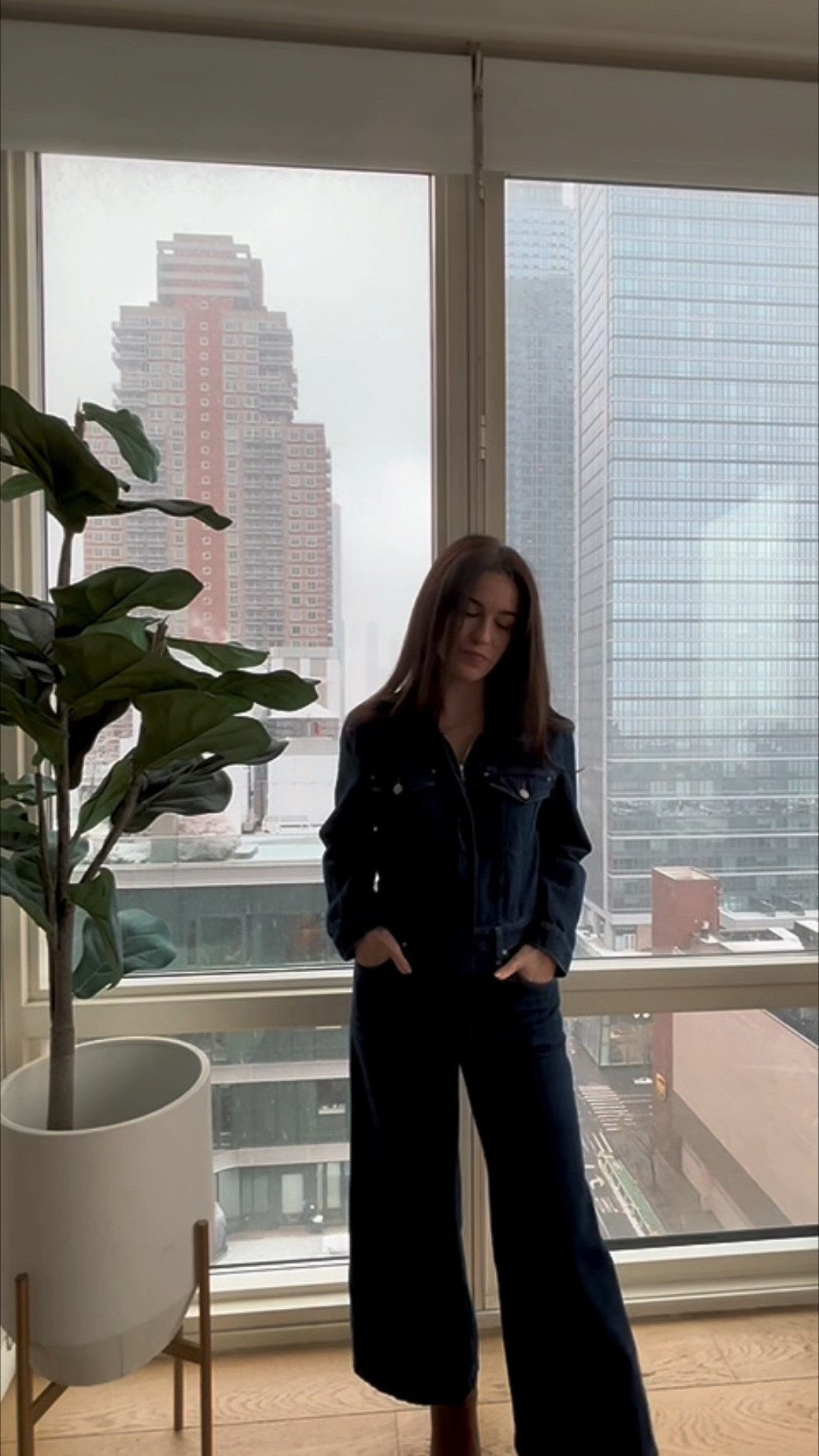 Denim on denim 

Loving this jumpsuit 

#LTKdayinmylife #LTKgrwm #LTKootd