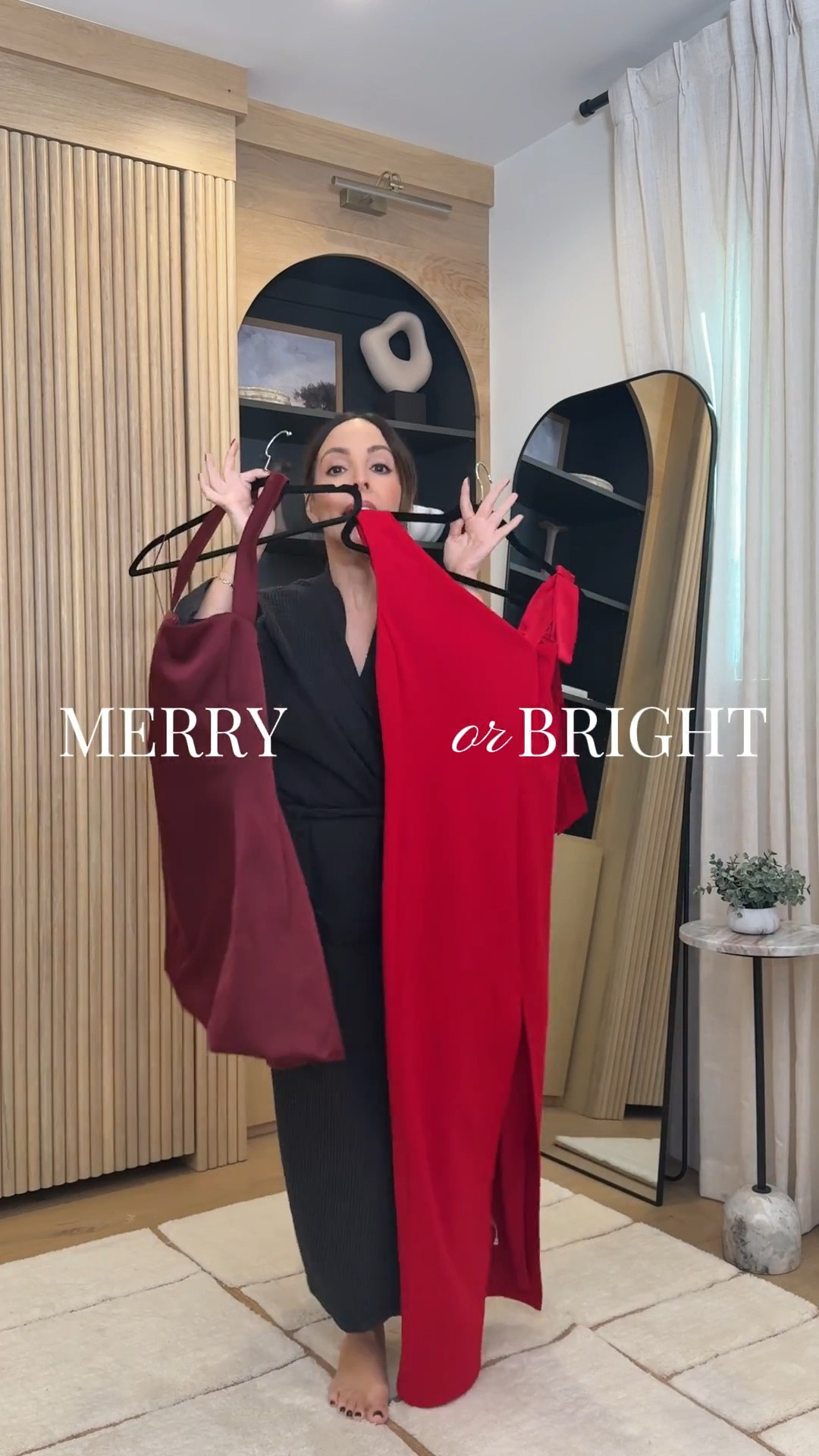 The Holiday invite said come merry or come bright… so I tried both now you have to help me decide which one I should wear… 

Is it the cranberry satin dress giving chic and classic?
Or the bold red one shoulder which gives pure main character energy?

And don’t forget to check out the incredible holiday collection at Dynamite for every holiday party on your calendar
#dynamitestyle #ad


#LTKSeasonal #LTKHoliday