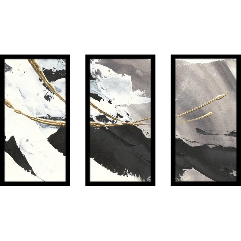 " Gilded Arcs I " 3 - Pieces | Wayfair North America