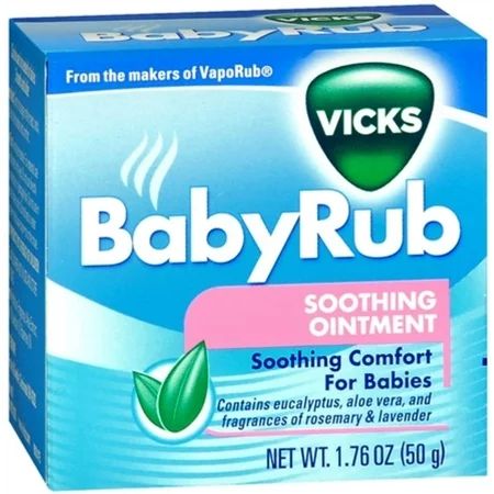 Vicks Baby Chest Rub Soothing Ointment Aloe Eucalyptus & Lavender 3-Pack | Walmart (US)