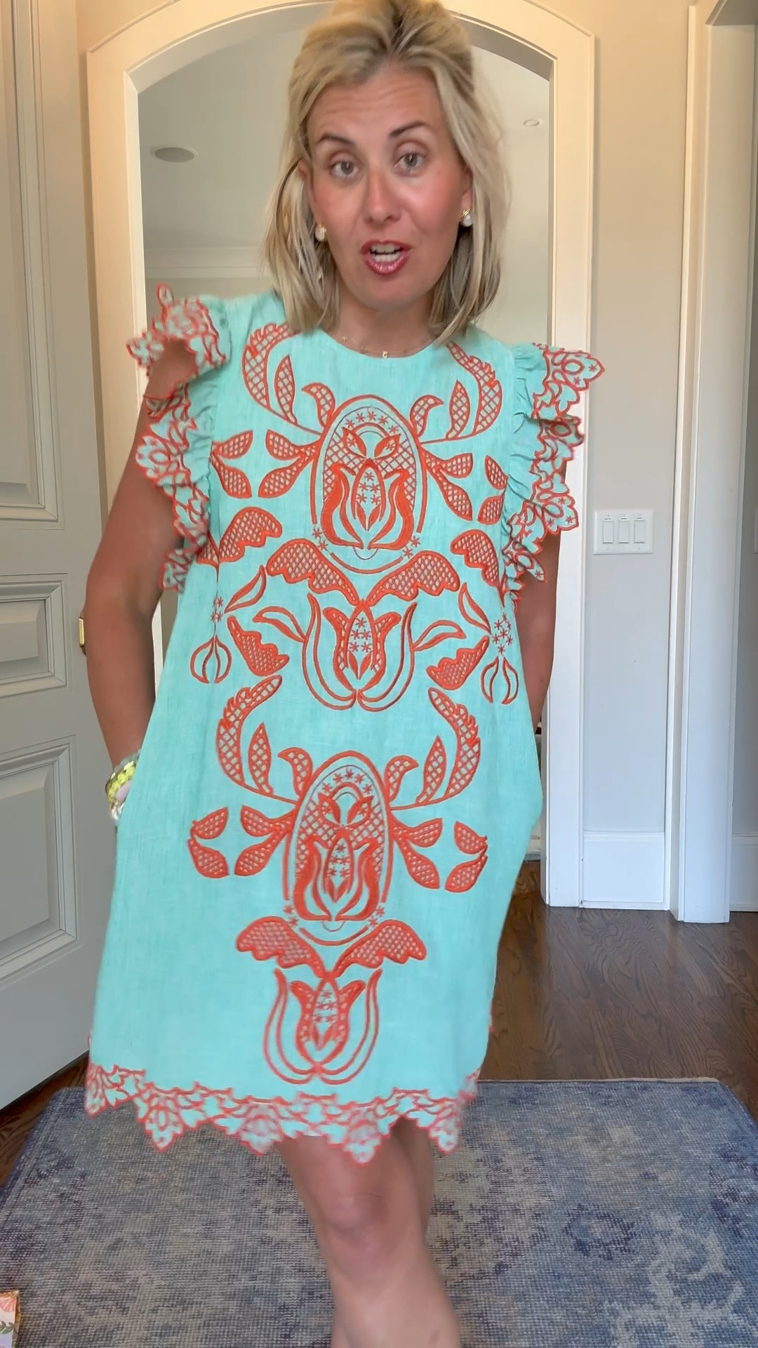 This dress is dreamy….y’all went crazy when I had it on in my stories. Well done Avara! I’m in size small & 8 sandal tts. 

*Use code Catherine20 at Allie + Bess

#LTKdayinmylife #LTKSeasonal #LTKmomlife