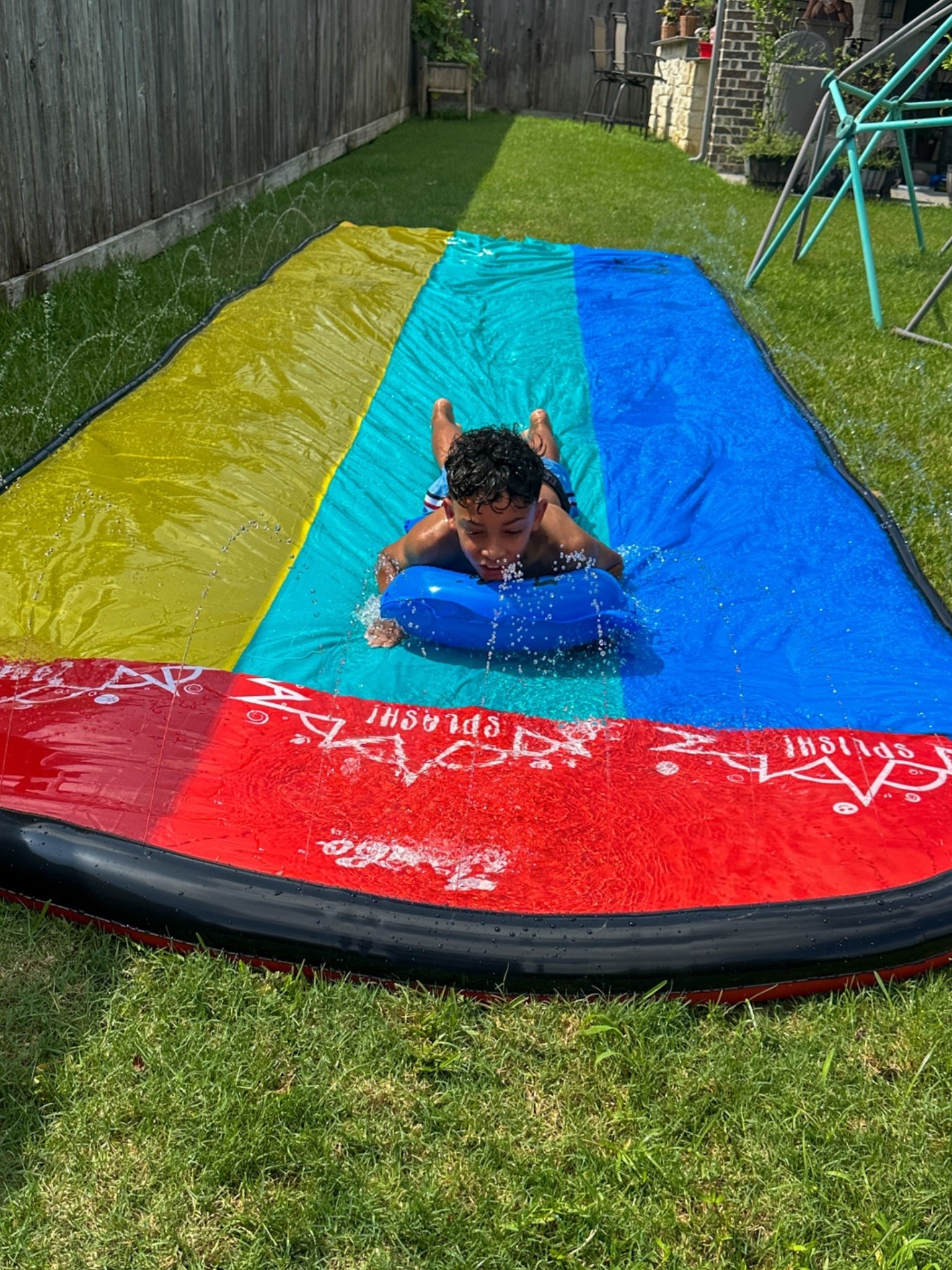 My son loves water. Some days we go to one of the neighborhood pools. Other days he plays on his slip and slide. He loves it. This JAMBO XL 20Ft Premium Slip and Slide with 3 Bodyboards. #slipandslide #summer #Summerfun

#LTKKids