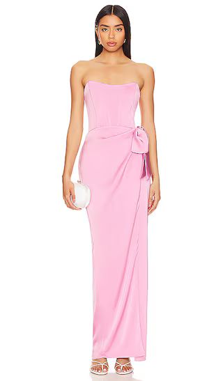 June Gown in Mauve Mist | Revolve Clothing (Global)