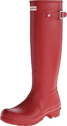 Hunter Women's Original Tall Military Red Rain Boots - 11 B(M) US | Amazon (US)