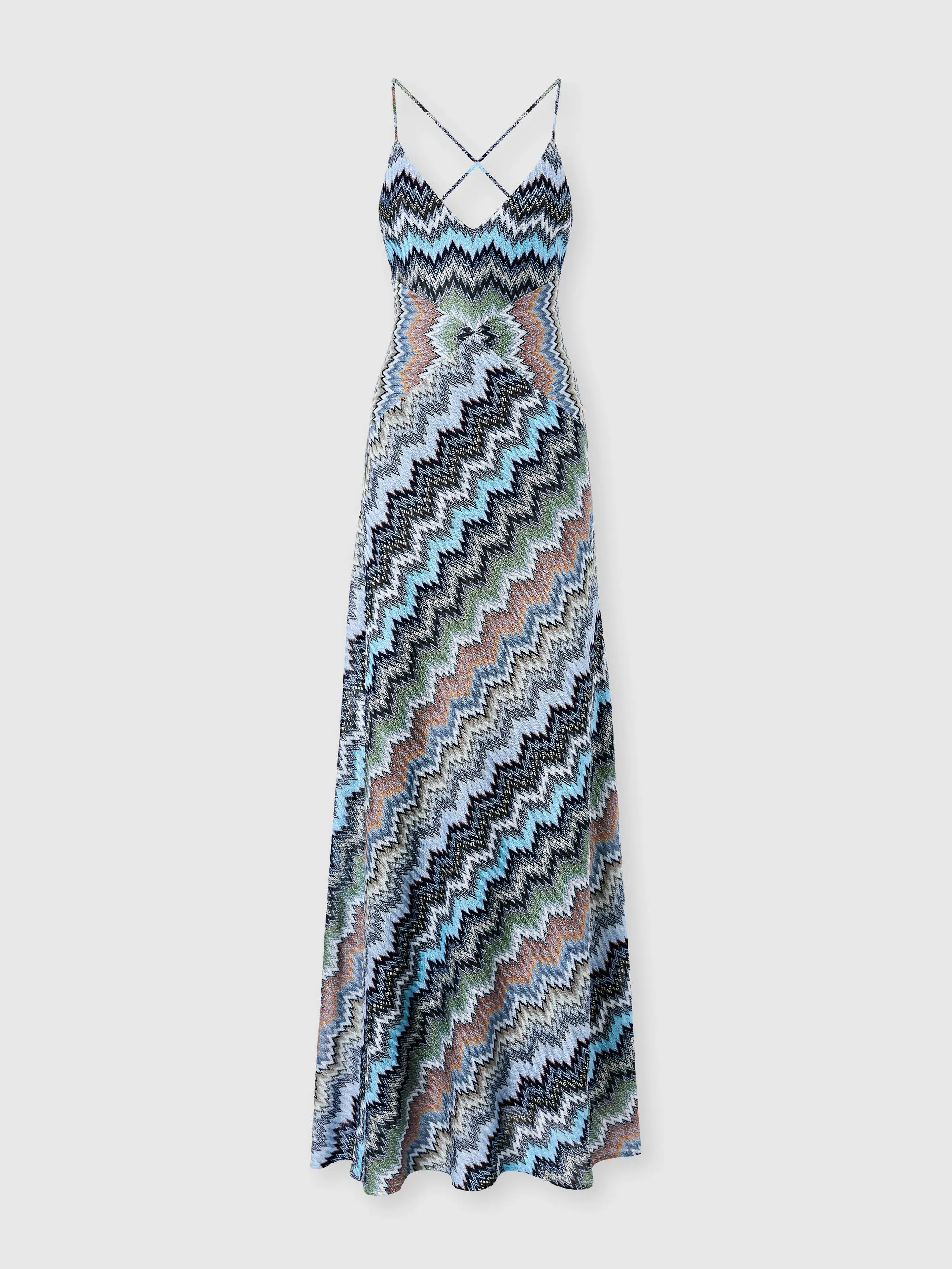 Missoni Long Dress With Crossed Straps In Viscose Chevron (Women) | Nordstrom | Nordstrom
