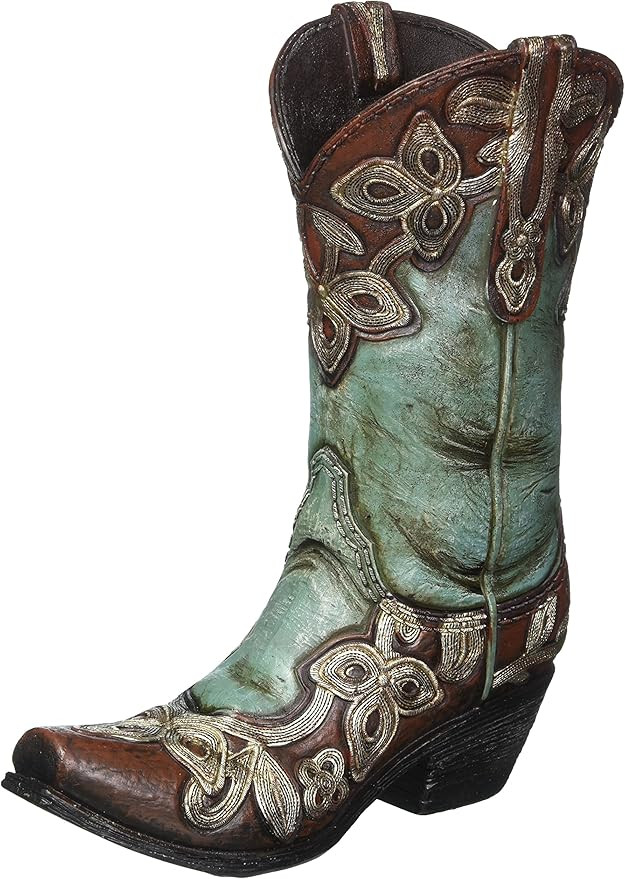 Turquoise Cowgirl Boot Vase | Amazon (US)