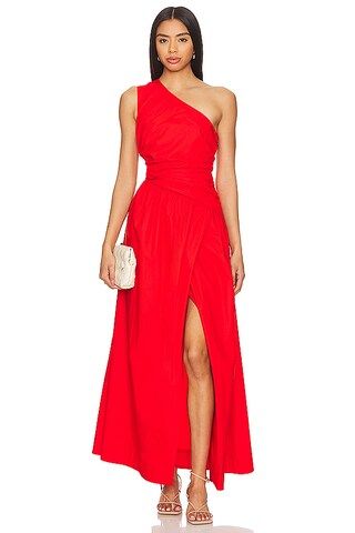 Shona Joy Amada Maxi Dress in Red Orange from Revolve.com | Revolve Clothing (Global)