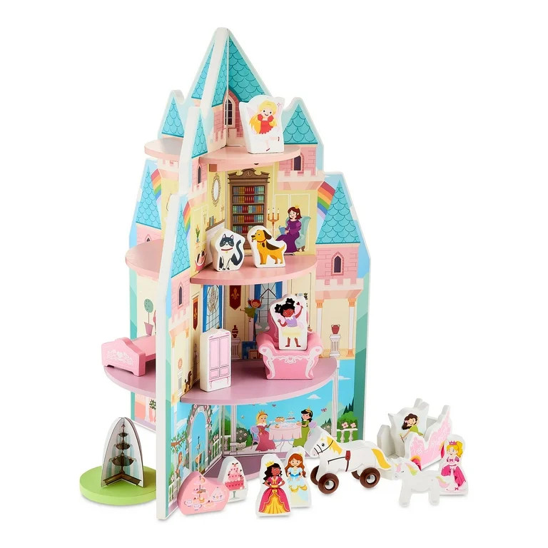 Spark Create Imagine Wooden Princess Castle Play Set for Ages Three Years and Older - Walmart.com | Walmart (US)