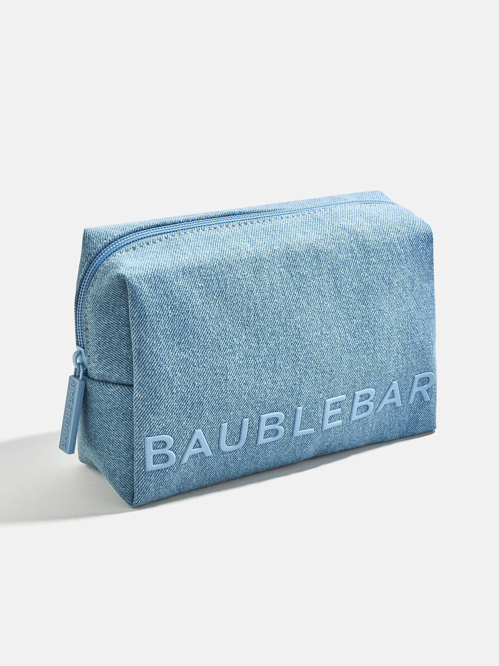 Take It Away Storage Pouch - Light Denim | BaubleBar