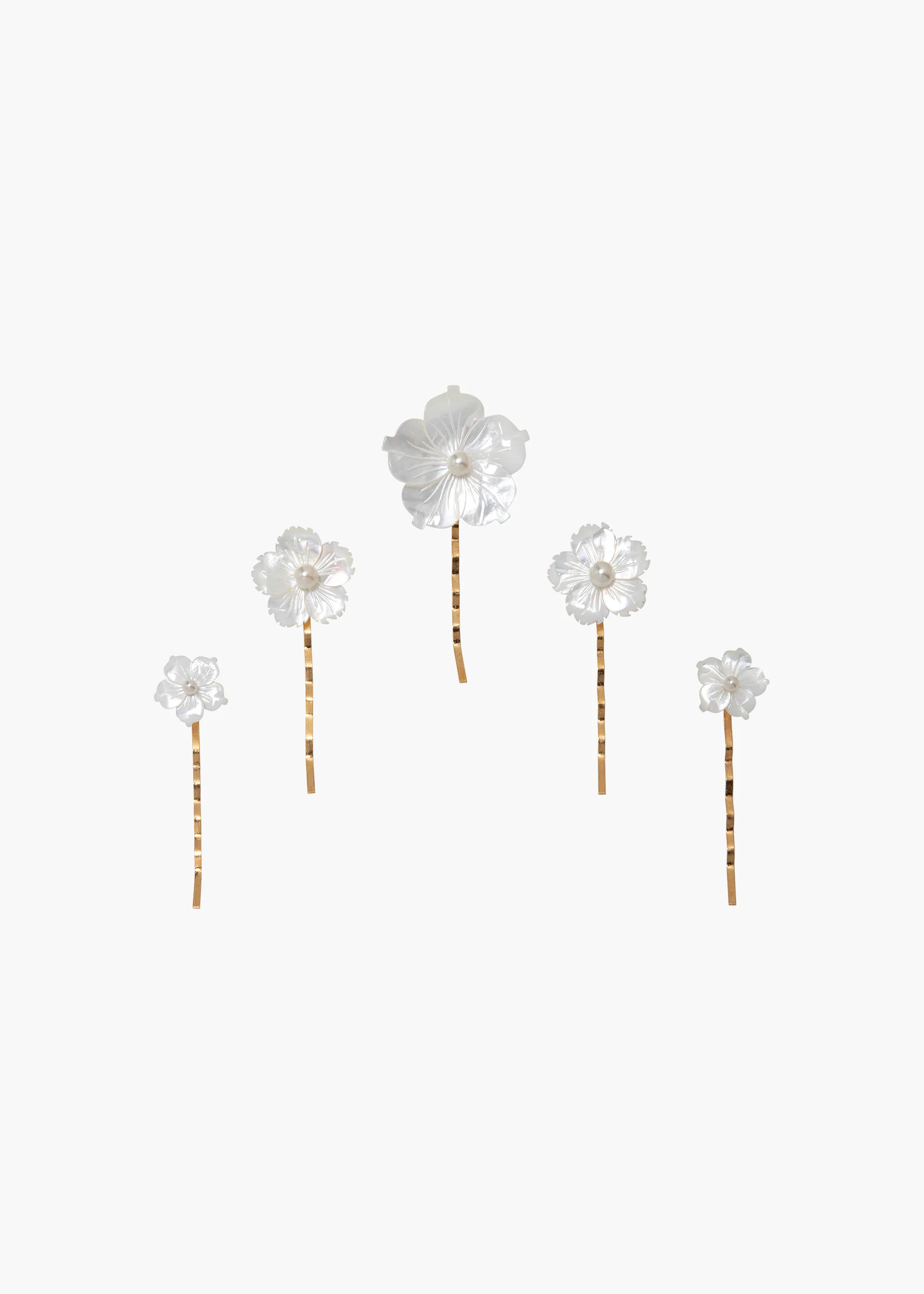 Zinnia Bobby Pin Set | Jennifer Behr 