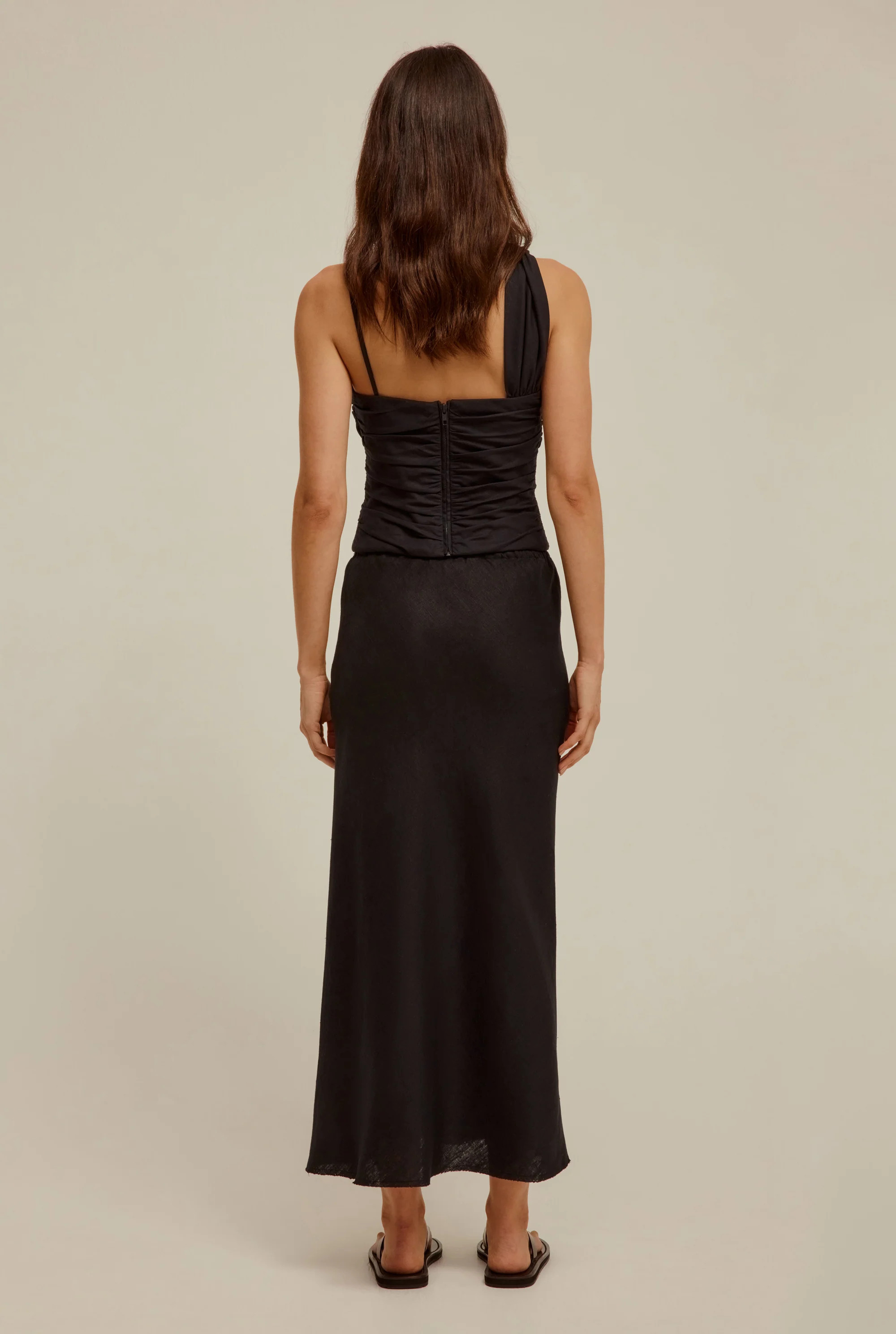 Drawstring Bias Skirt | Venroy AU