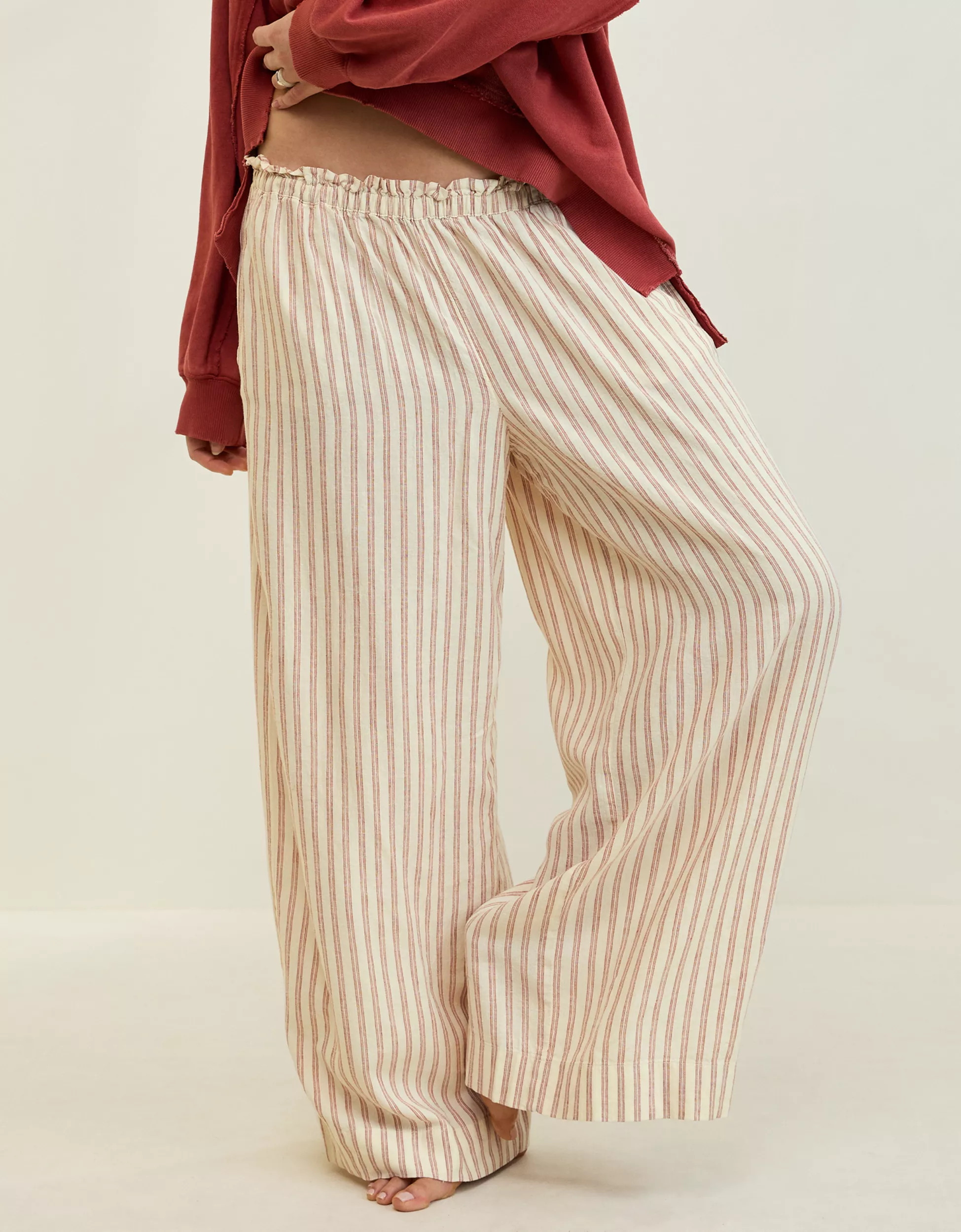 Aerie Linen Blend Trouser | Aerie