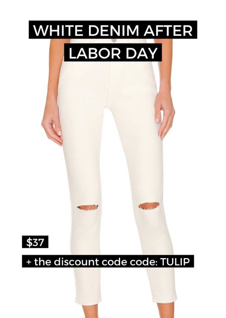 the BEST white denim skinny jeans $37 - size down 

#LTKstyletip #LTKsalealert #LTKcurves