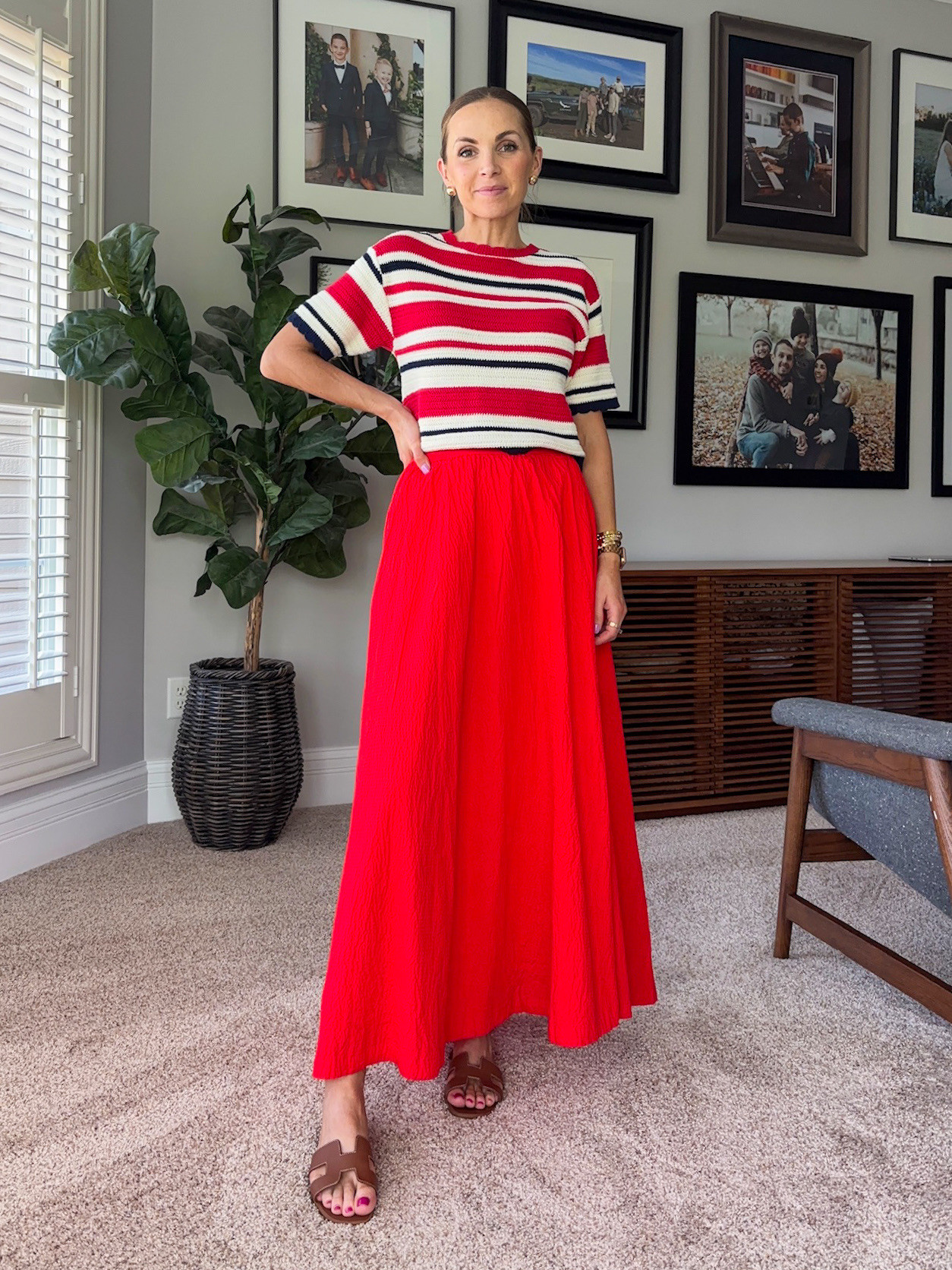 Loving this red skirt- perfect for summer! On sale through 5/11! 

#LTKFindsUnder50 #LTKSaleAlert #LTKWorkwear