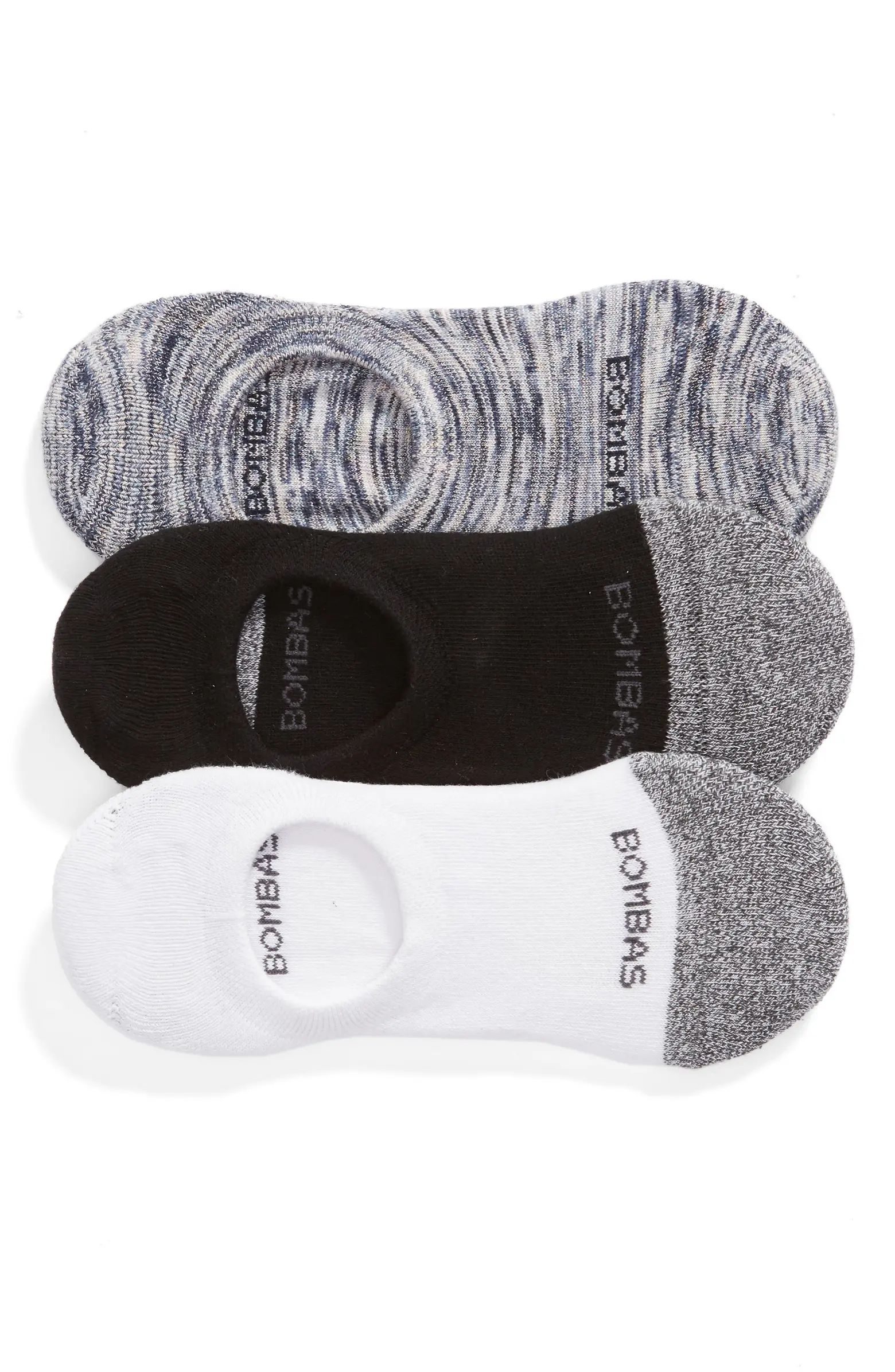 3-Pack Cushioned No-Show Socks | Nordstrom