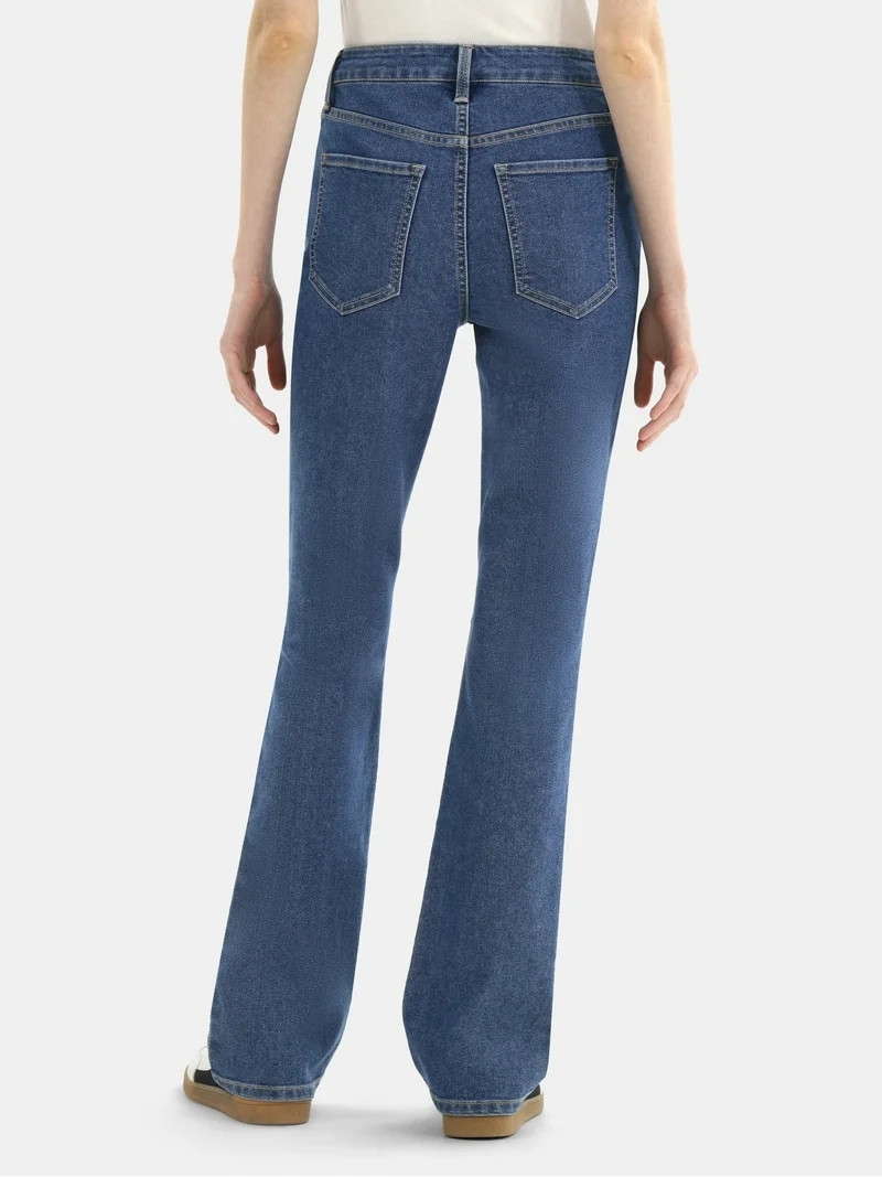 No Boundaries Stretch Denim Bootcut Jeans, 2-Pack, 32" Inseam, Women's | Walmart (US)