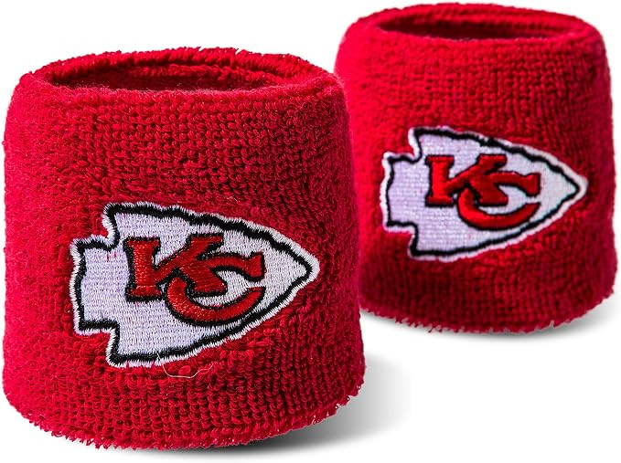 Franklin Sports Wristbands Cotton Sweatbands - Pair, 2-Pack | Amazon (US)