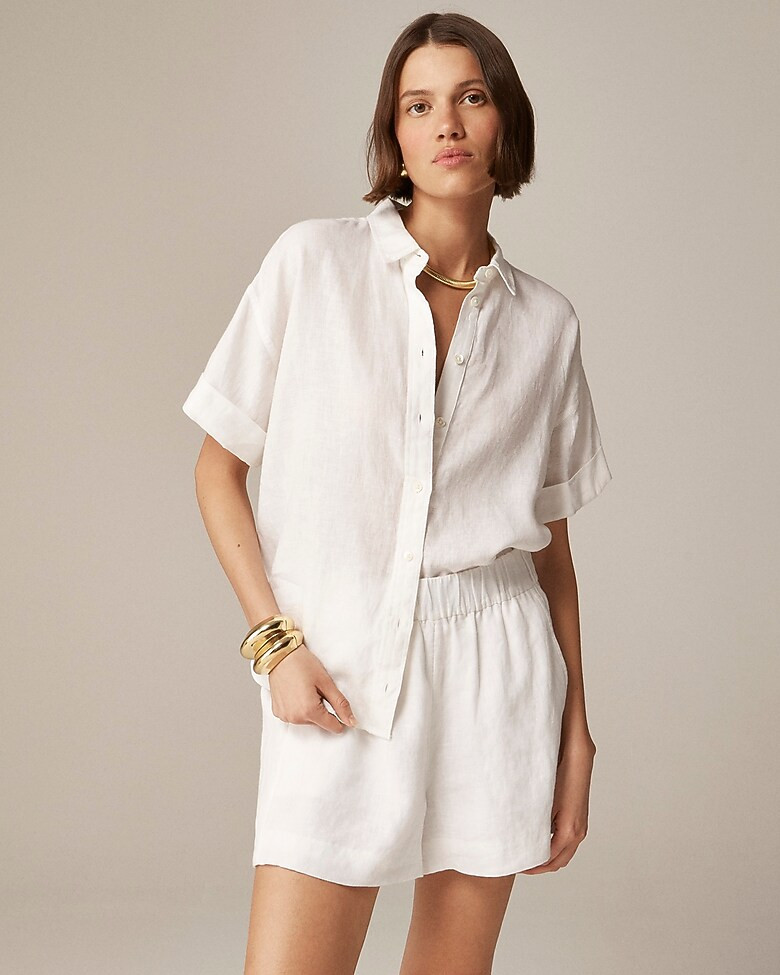 Capitaine shirt in Baird McNutt Irish linen | J. Crew US