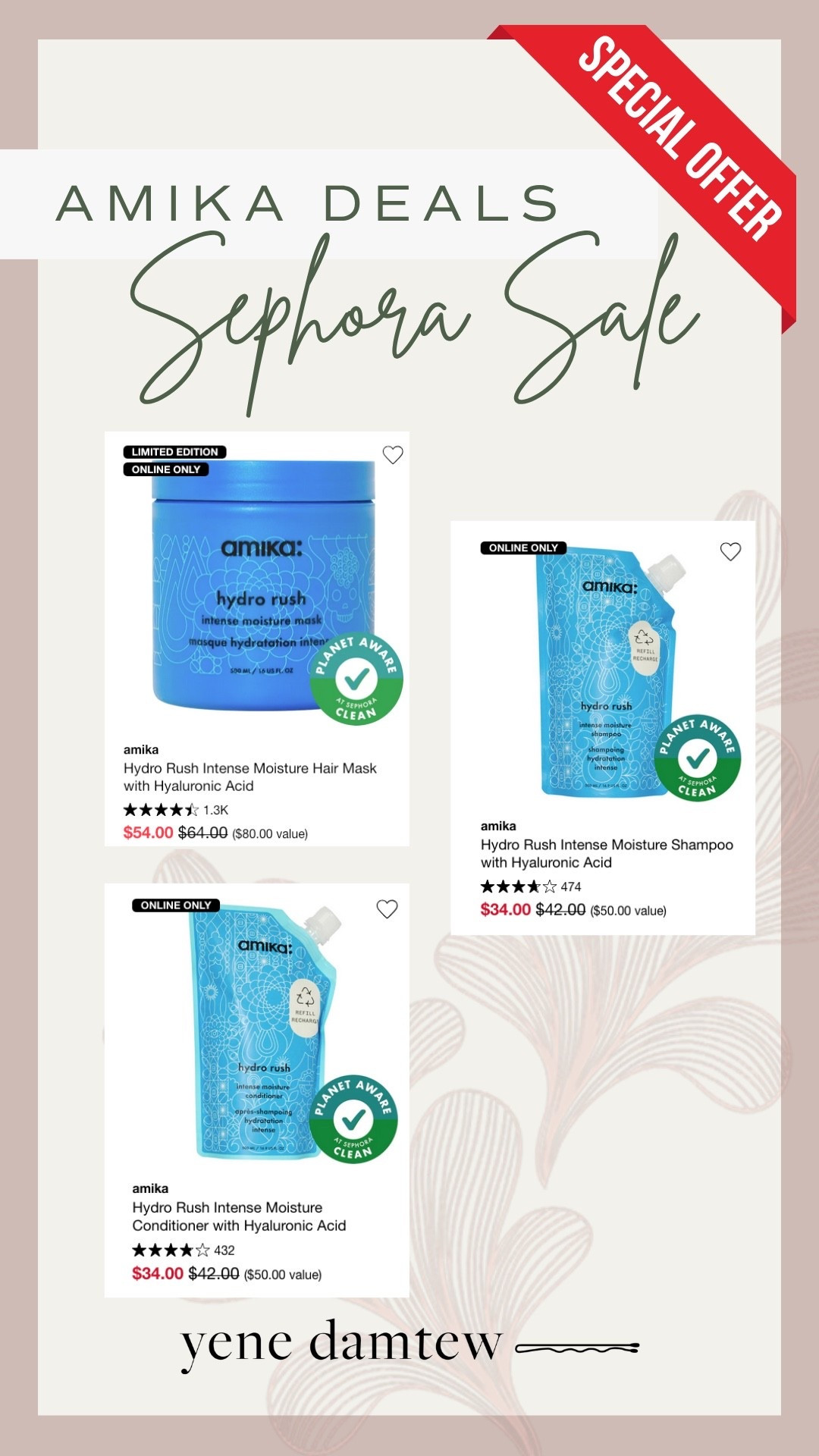 Great savings on amika this week at Sephora! 

#LTKBeauty