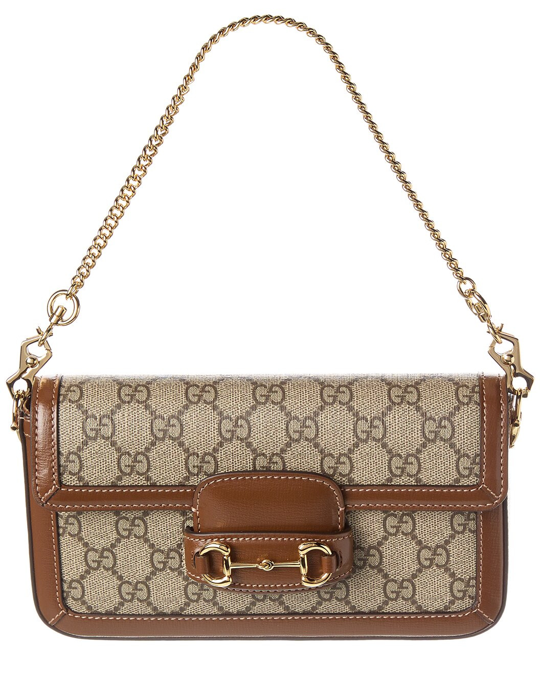 Horsebit 1955 Mini GG Supreme Canvas & Leather Shoulder Bag | Gilt & Gilt City
