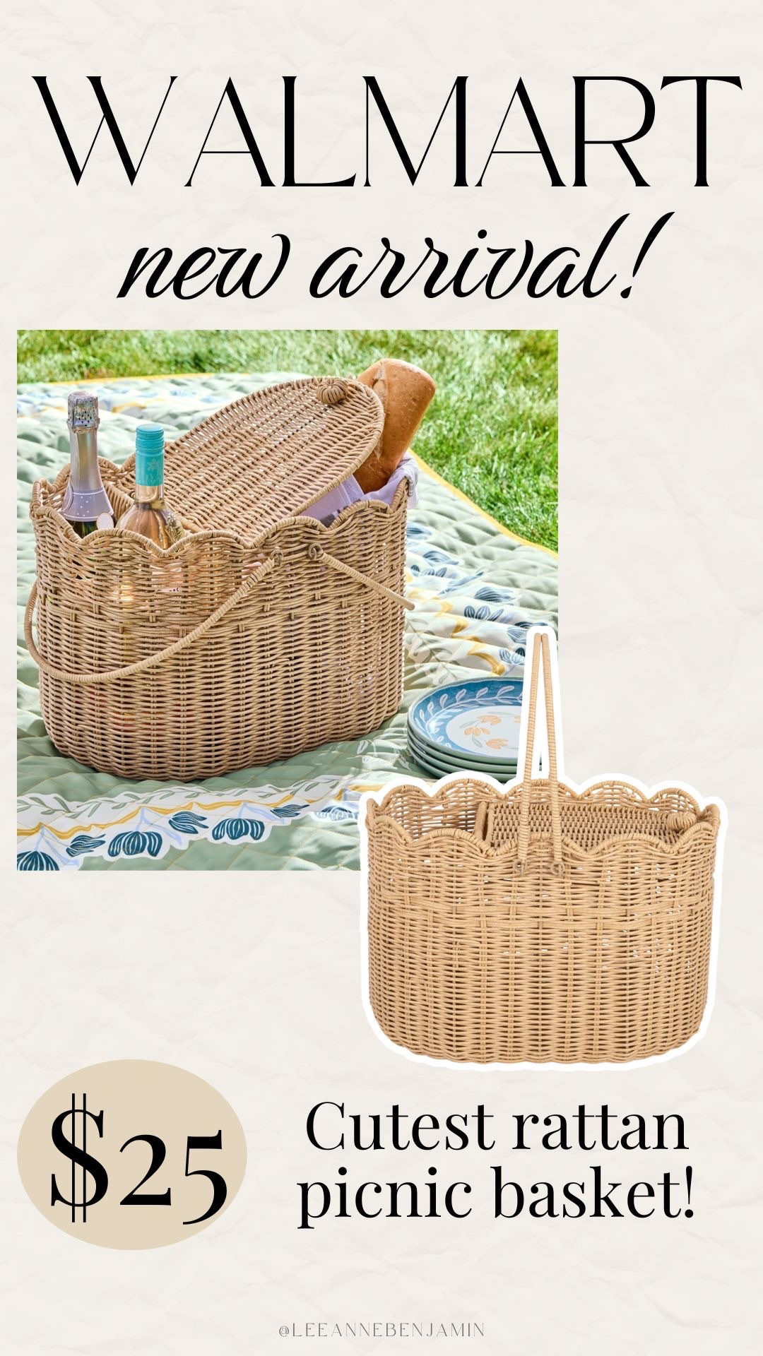The cutest $25 picnic basket from Walmart! 

#LTKSeasonal #LTKTravel
