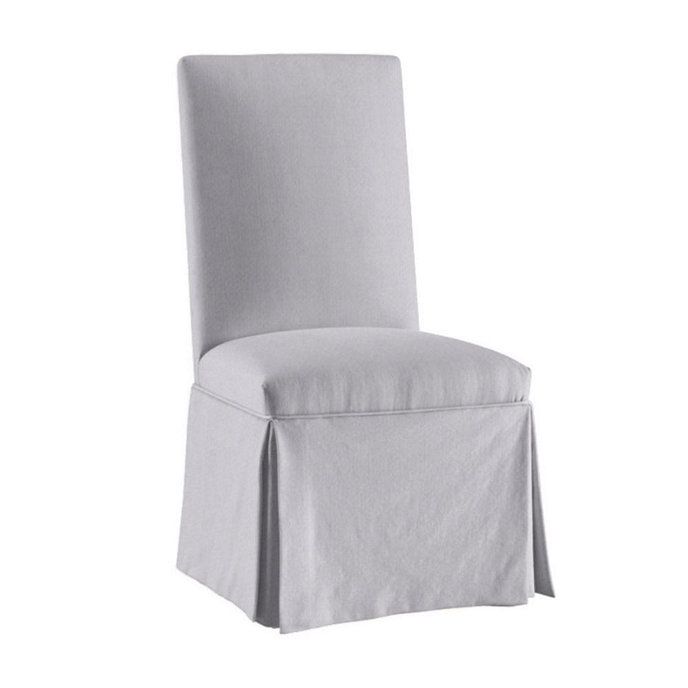 Parsons Chair Slipcover Only - Everyday 10 oz. Linen Gray | Ballard Designs | Ballard Designs, Inc.