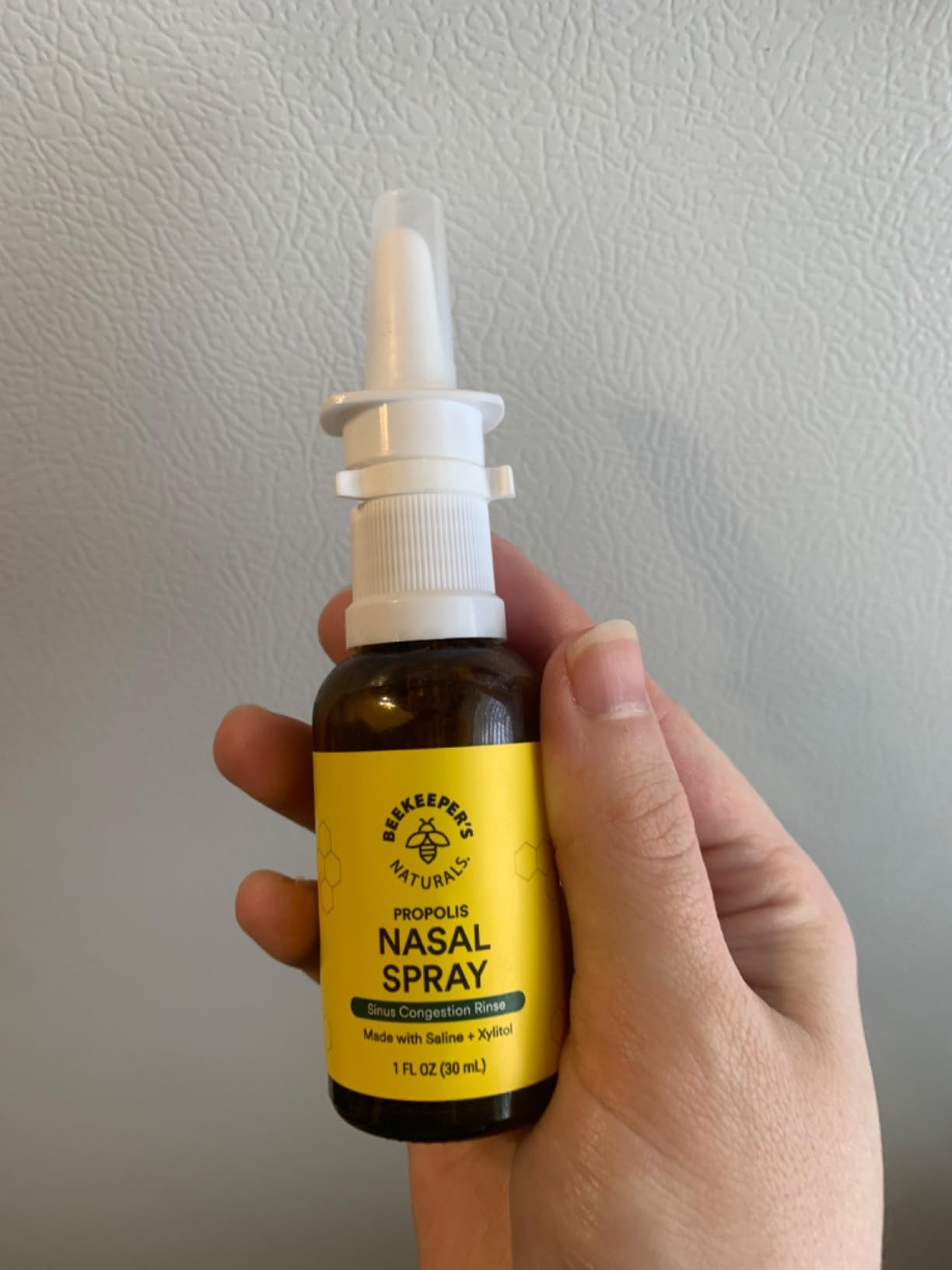 Beekeeper's Naturals Propolis Nasal Rinse Spray Max, Relief for Adults w/Eucalyptus, Oregano & Sa... | Amazon (US)