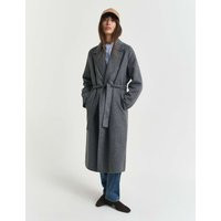 GANT Wool Rich Wrap Coat Grey | Marks & Spencer (UK)