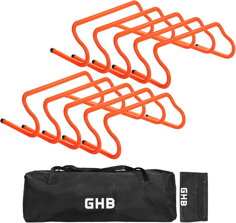 GHB Agility Hurdles 5/10 Pack Speed Agility Training Hurdles, Detachable Sturdy Hurdles Training ... | Amazon (US)