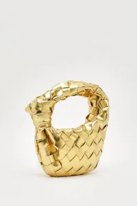 Bags & Purses | Metallic Knot Woven Grab Bag | boohoo | Boohoo.com (UK & IE)